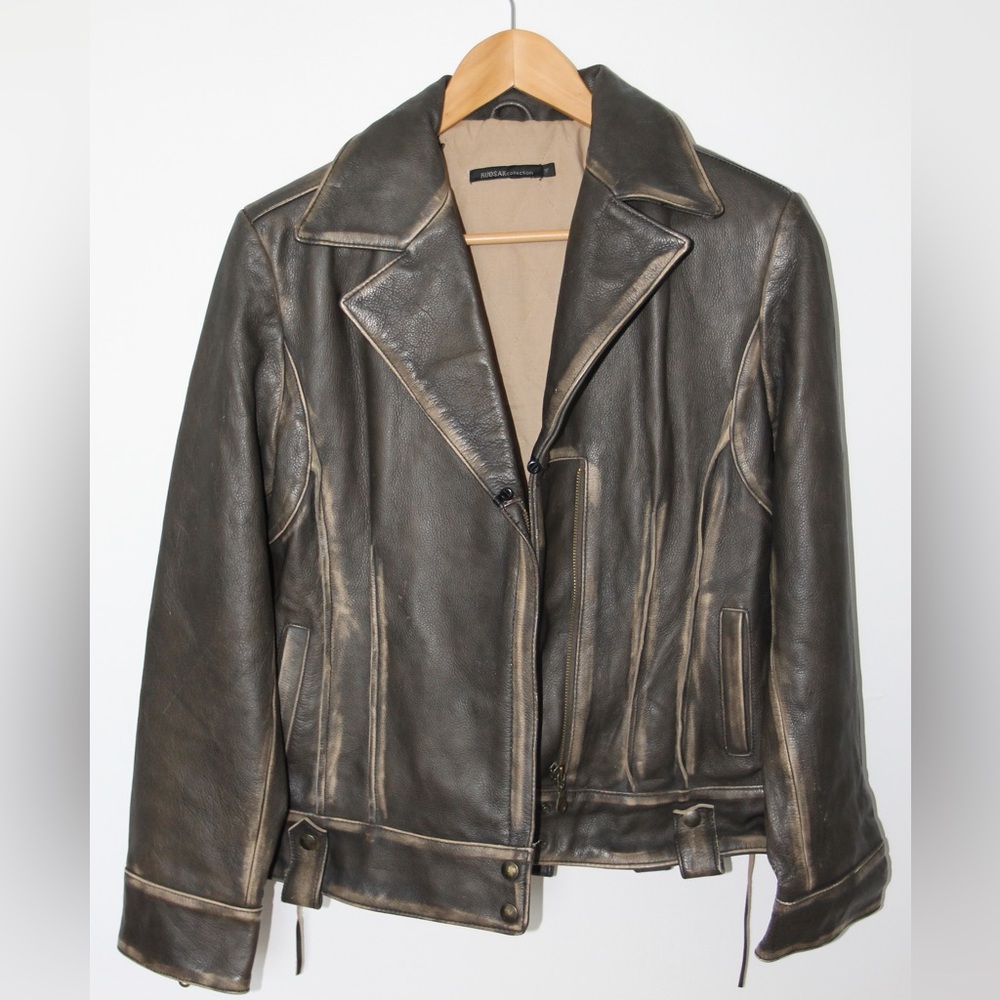 RUDSAK womens leather jacket ! Motorcycle style